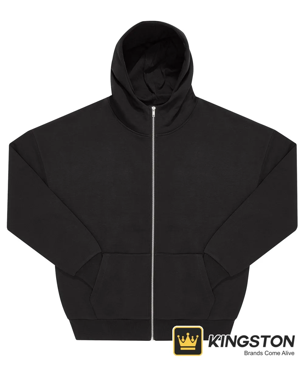 B&C Influence Zip Hood in Black
