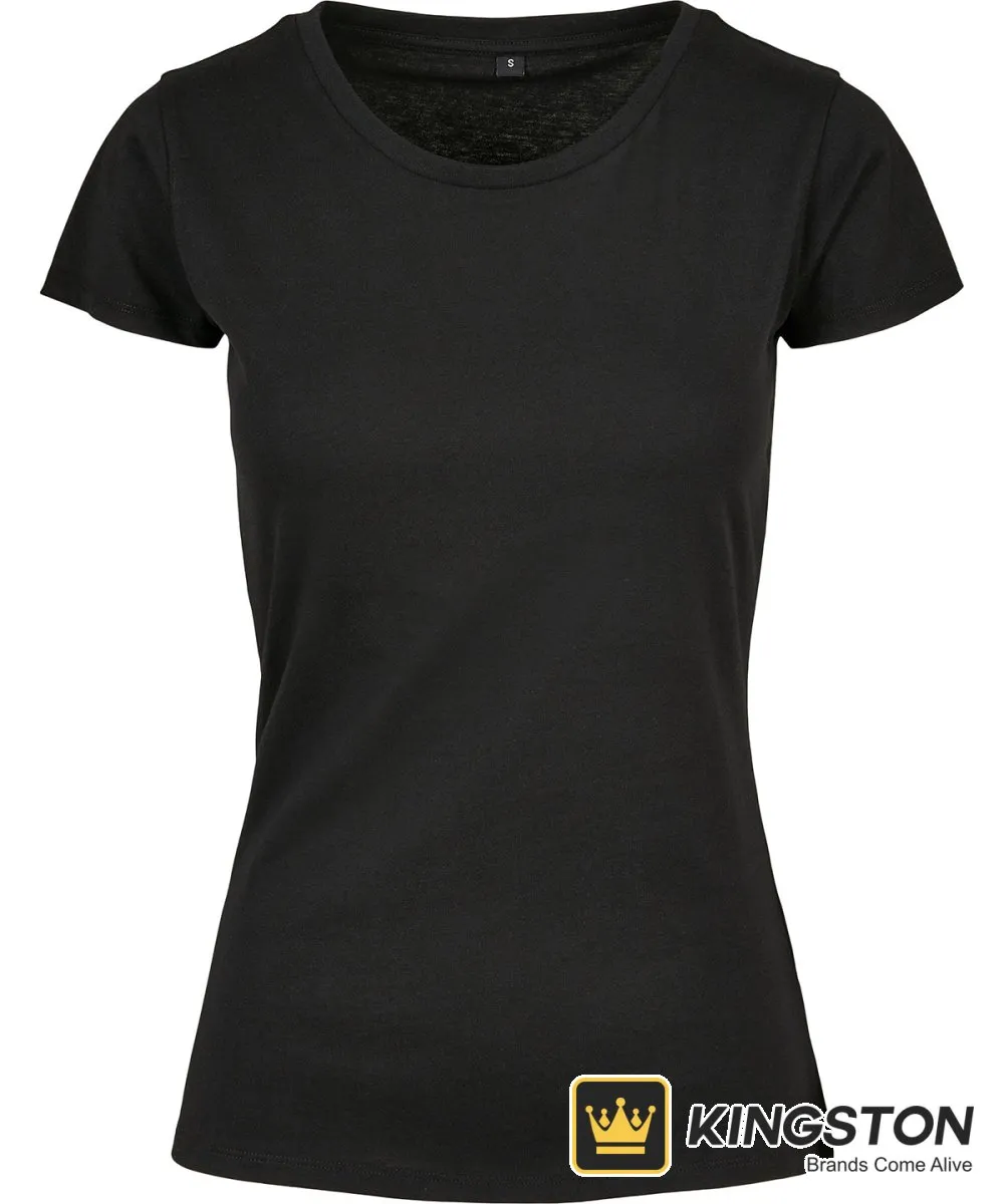 Build Your Brand Basic Women's Basic Tee in Black