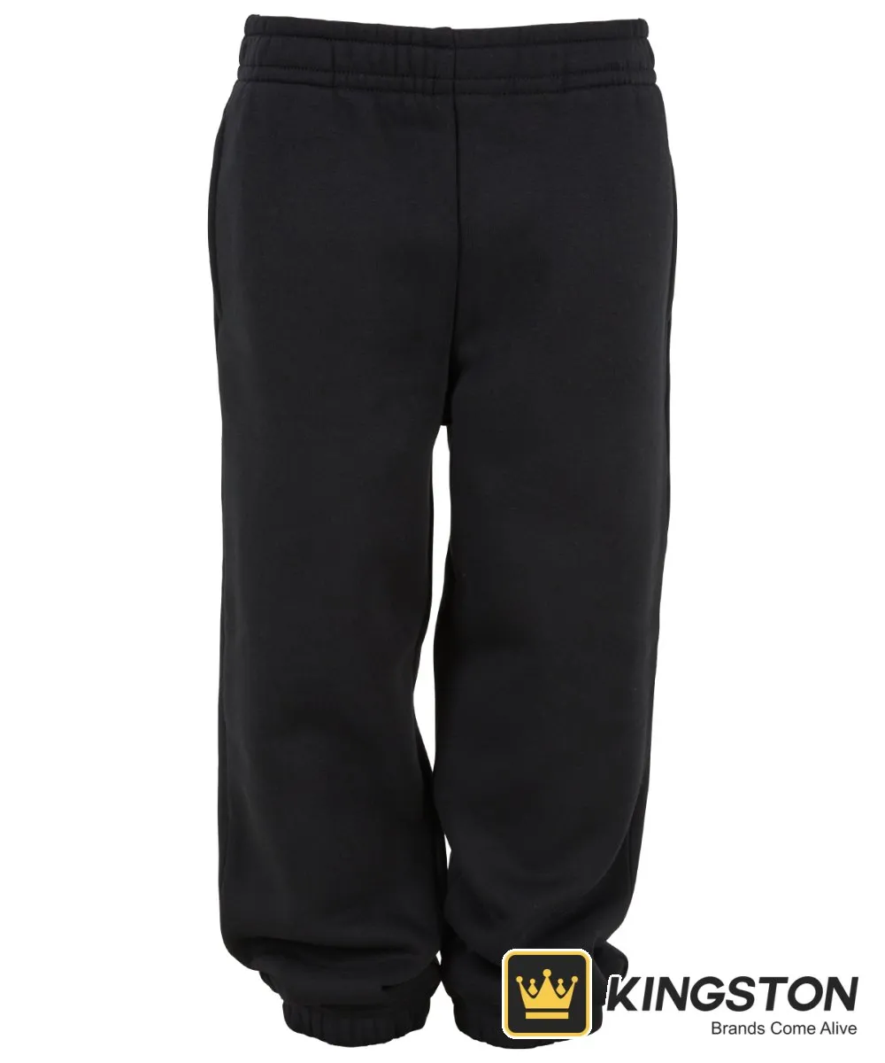 Build Your Brand Basic Kids Basic Sweatpants in Black