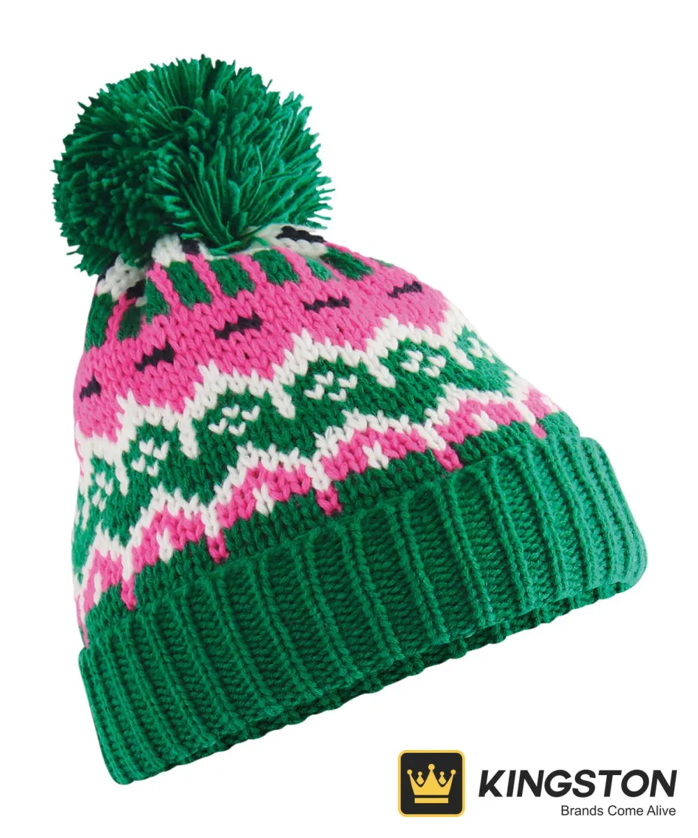 Beechfield Retro Ski Beanie in Alpine Lodge