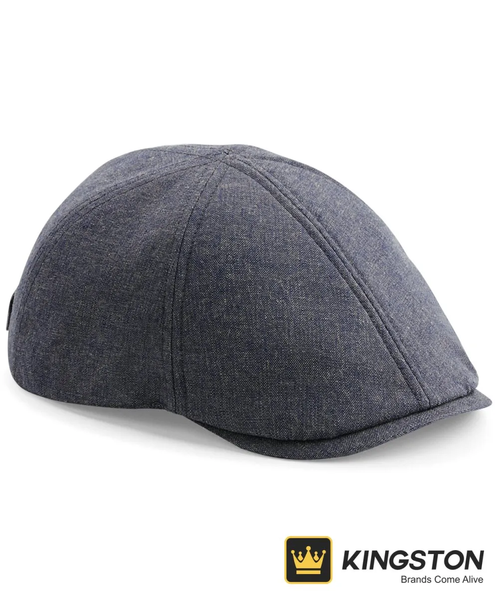 Beechfield Summer Gatsby Cap in Blue Linen