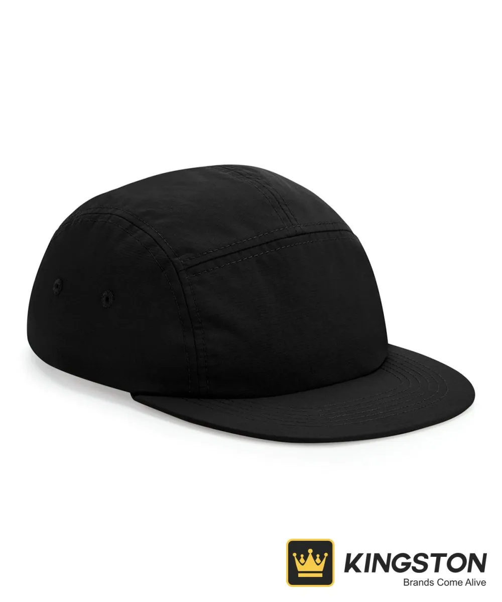 Beechfield Outdoor 5-Panel Camper Cap in Black