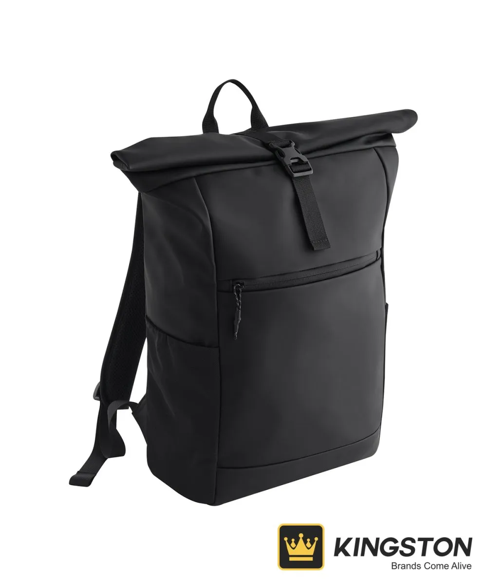 Bagbase Athlux Roll-Top Backpack in Black