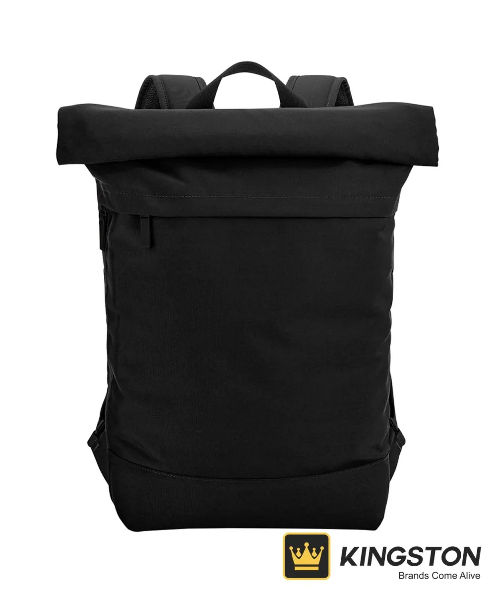 Bagbase Simplicity Roll-Top Backpack in Black