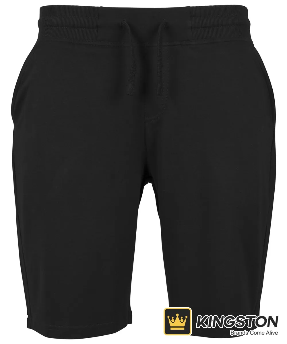 Build Your Brand Terry Shorts in Black