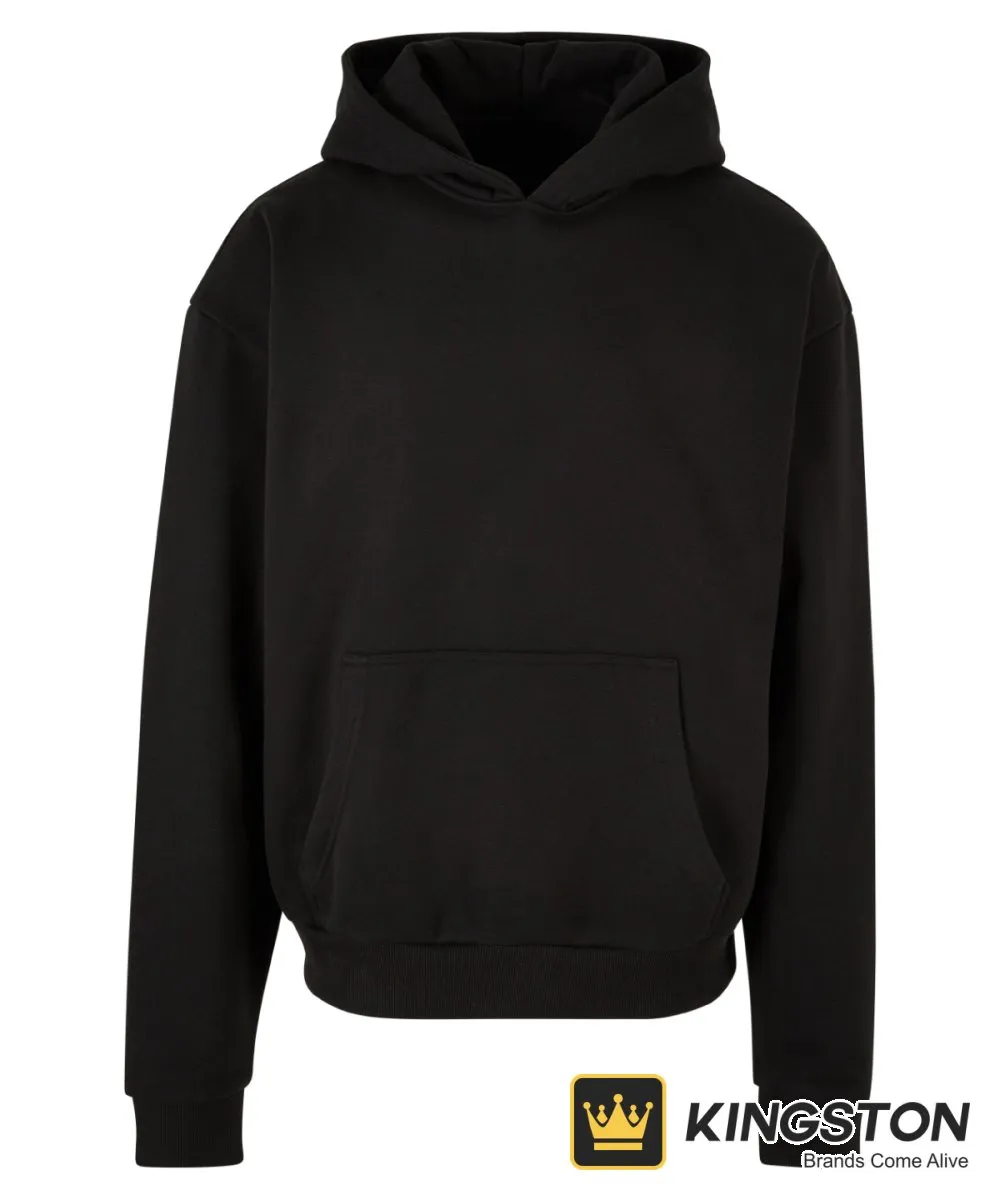 Build Your Brand Ultra-Heavy Oversized Hoodie in Black