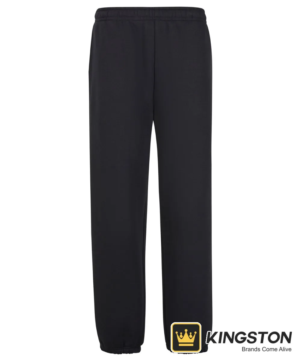 Build Your Brand Fluffy Sweatpants in Black