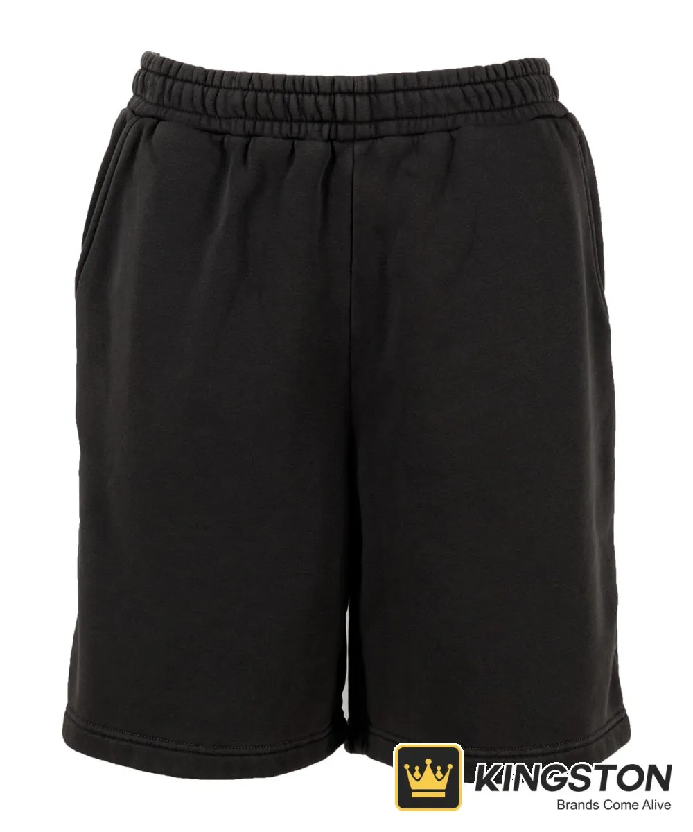 Build Your Brand Vintage Heavy Sweatshorts in Black