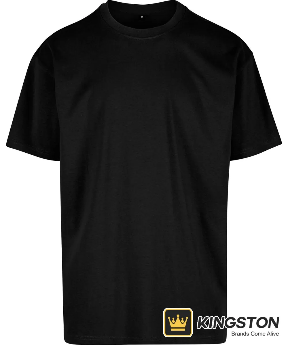 Build Your Brand Cotton Loose Tee in Black