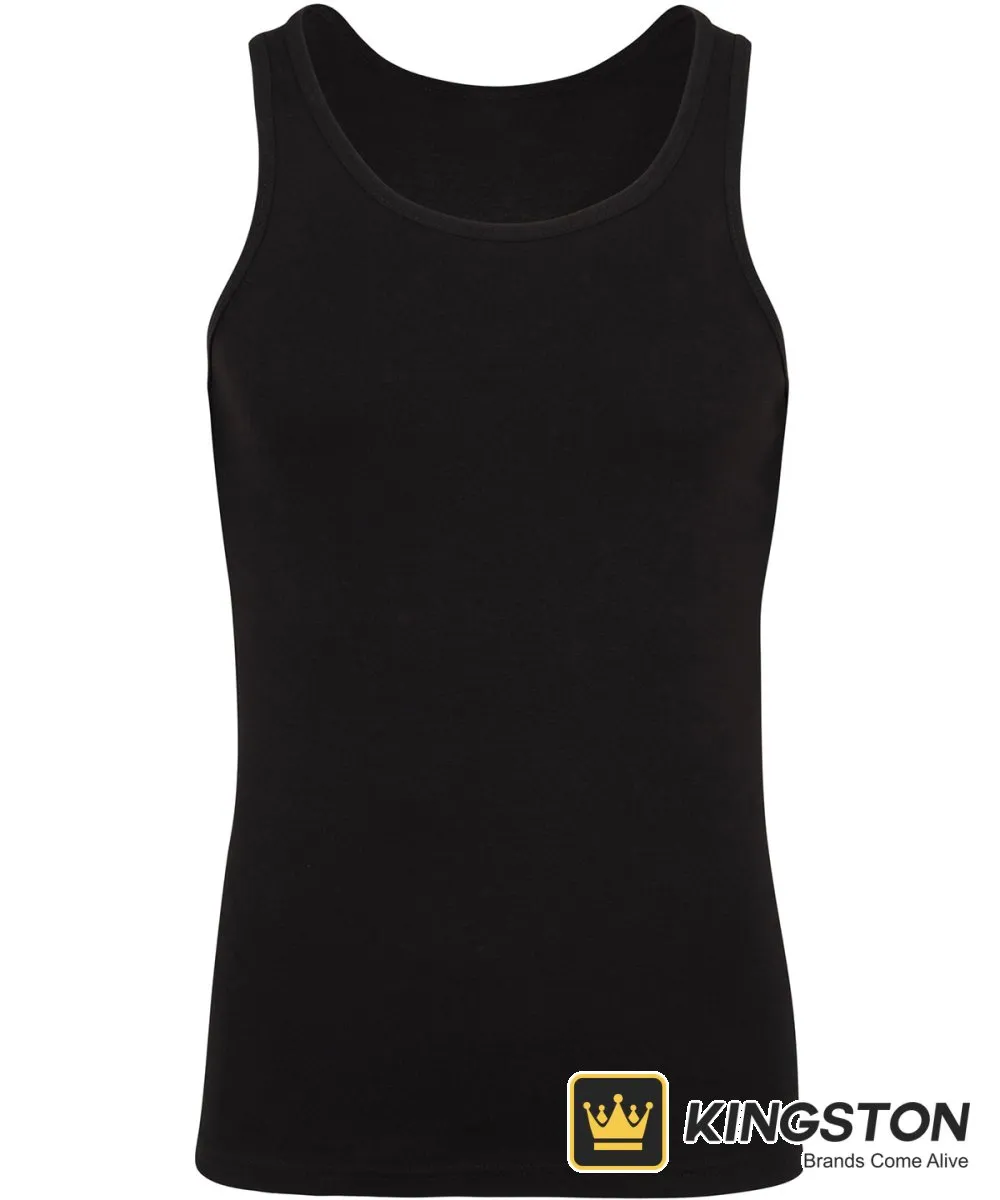 Build Your Brand Heavyweight Tank Top in Black