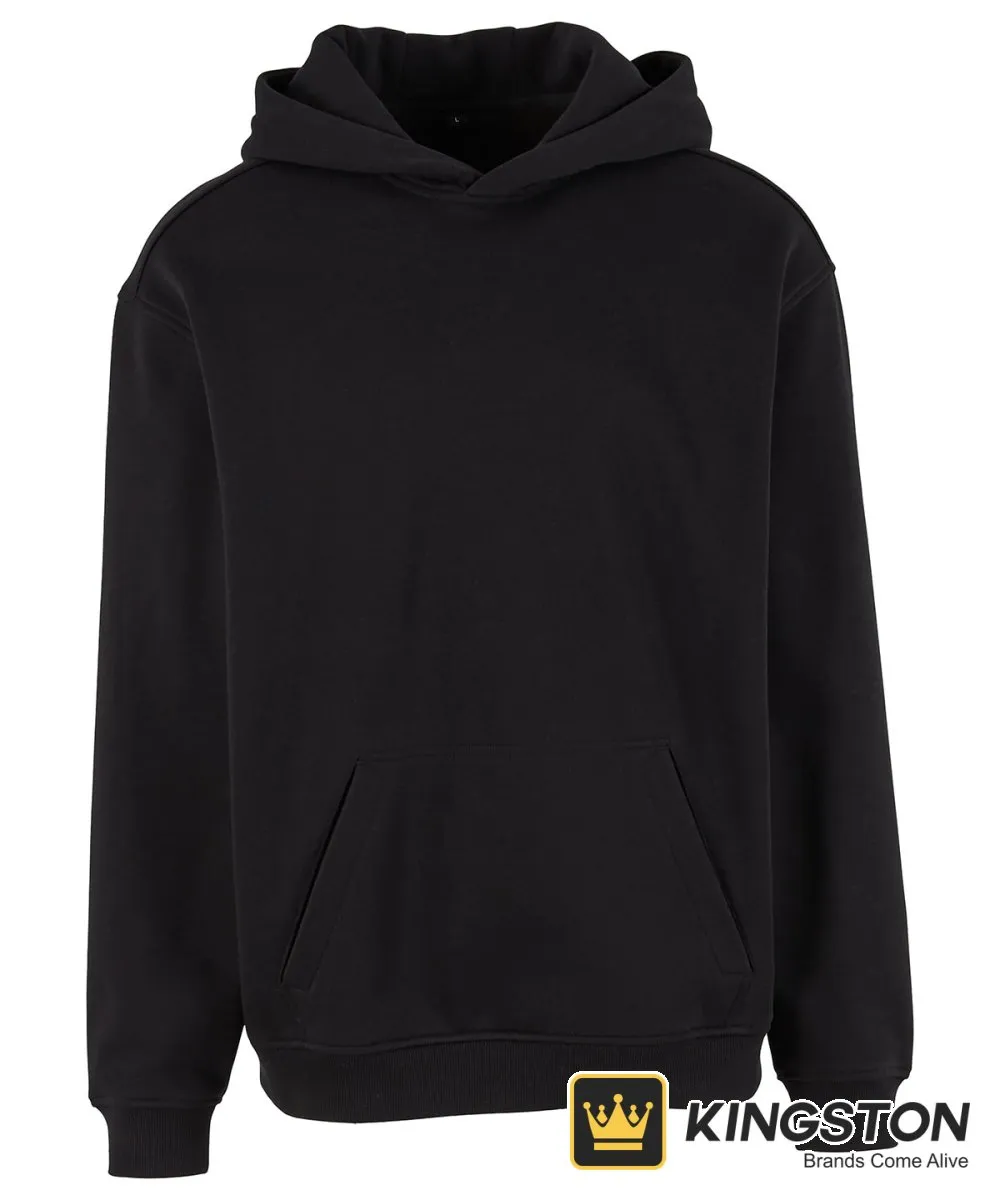 Build Your Brand Loose-Fit Hoodie in Black