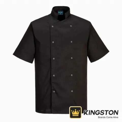 Portwest Chef's Cumbria Jacket Short Sleeve