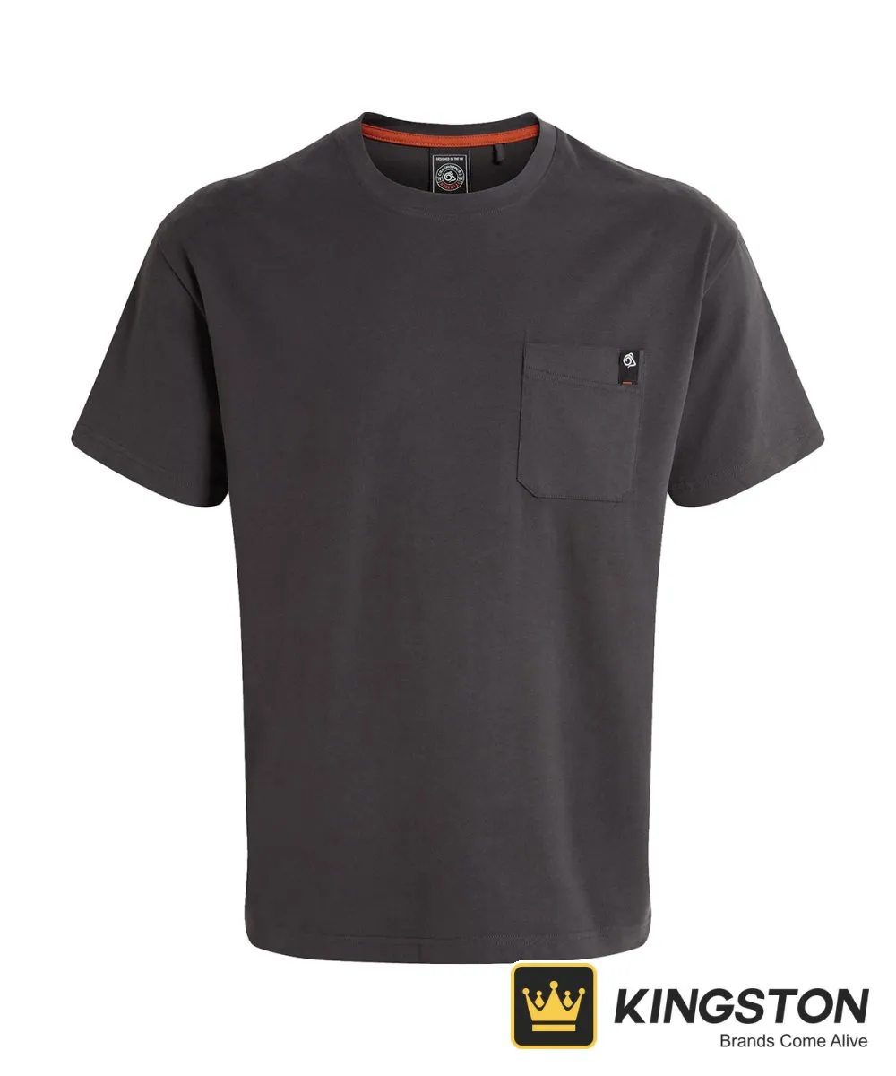 Craghoppers Wakefield Pocket Workwear T-Shirt in Carbon Grey