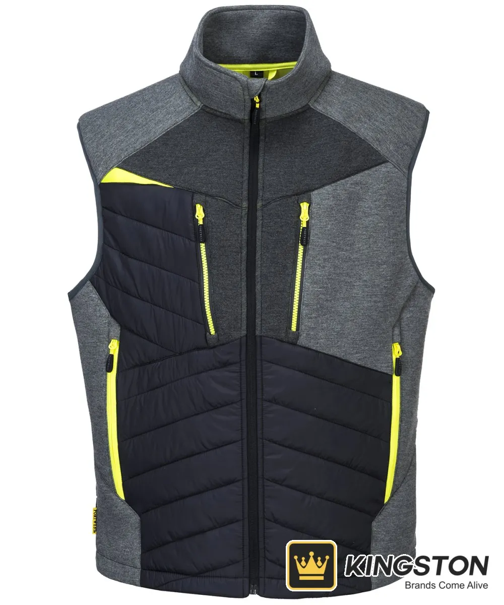 Portwest DX4 Hybrid Baffle Gilet in Metal Grey
