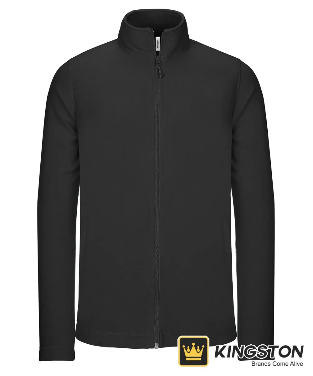 Kariban Full-Zip Microfleece Jacket in Black