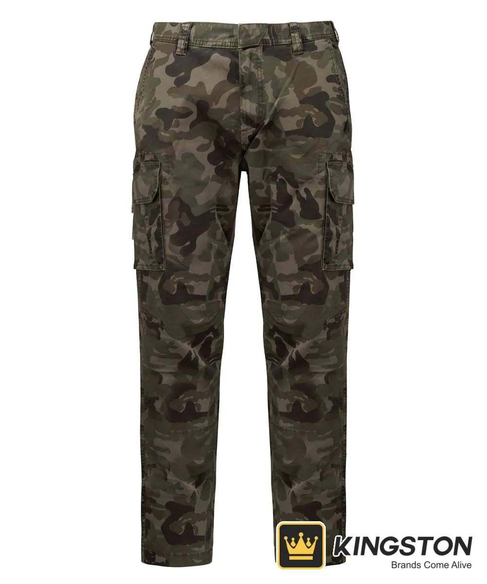 Kariban Men's Multipocket Trousers in Camo