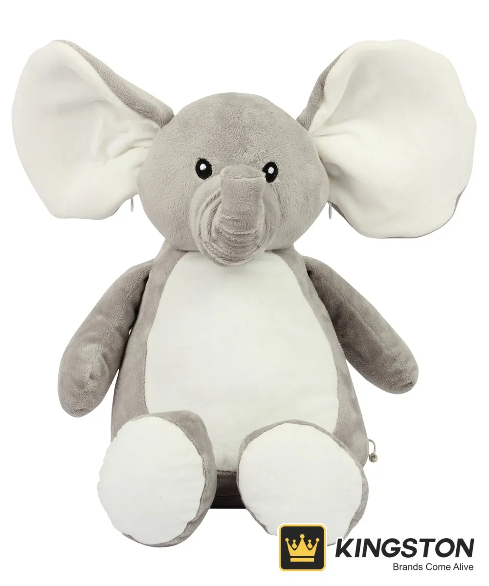 Mumbles Zippie Elephant in Grey