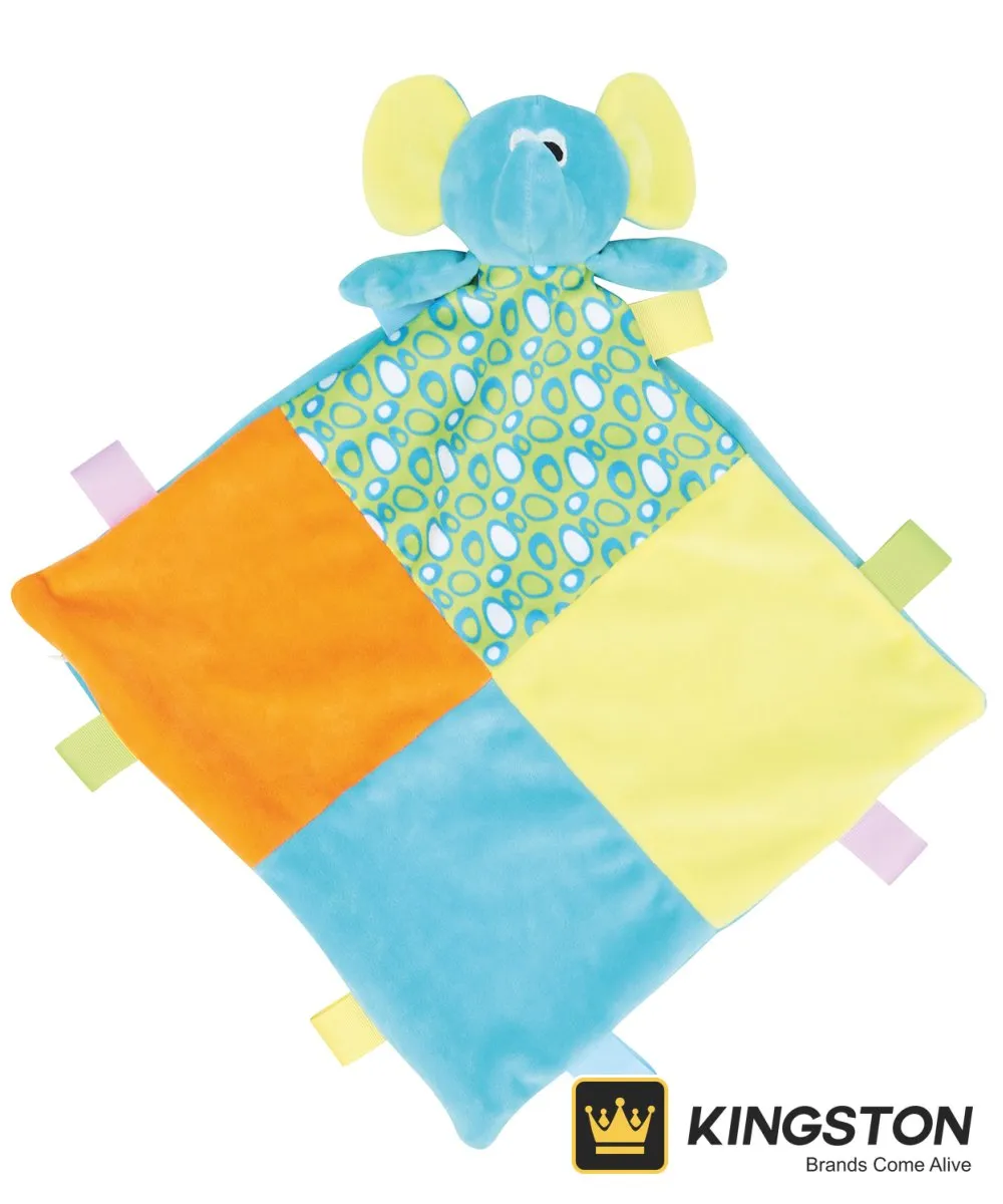 Mumbles Baby Elephant Patchwork Comforter in Multi