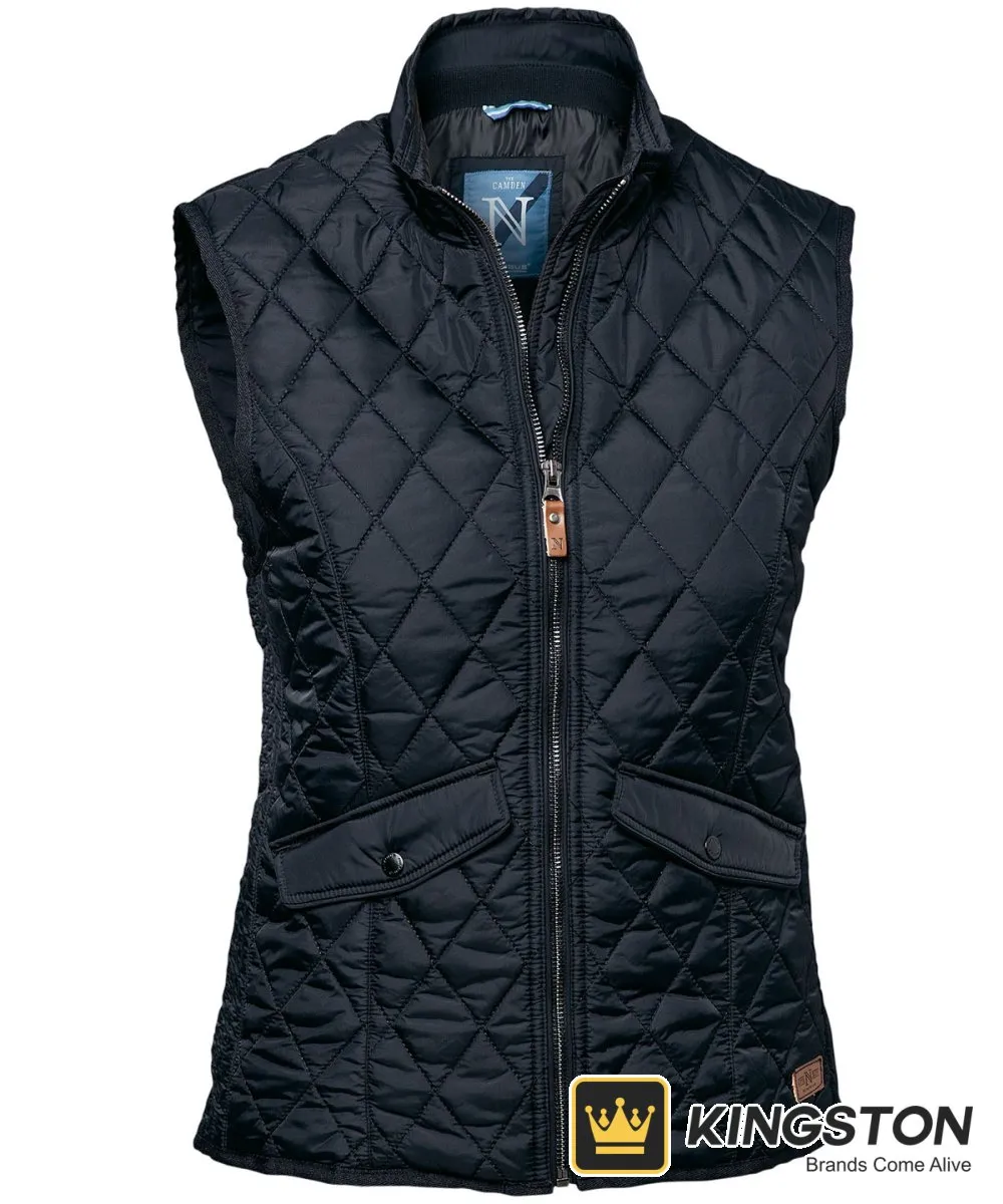 Nimbus Women's Camden Diamond Quilted Gilet in Midnight Blue