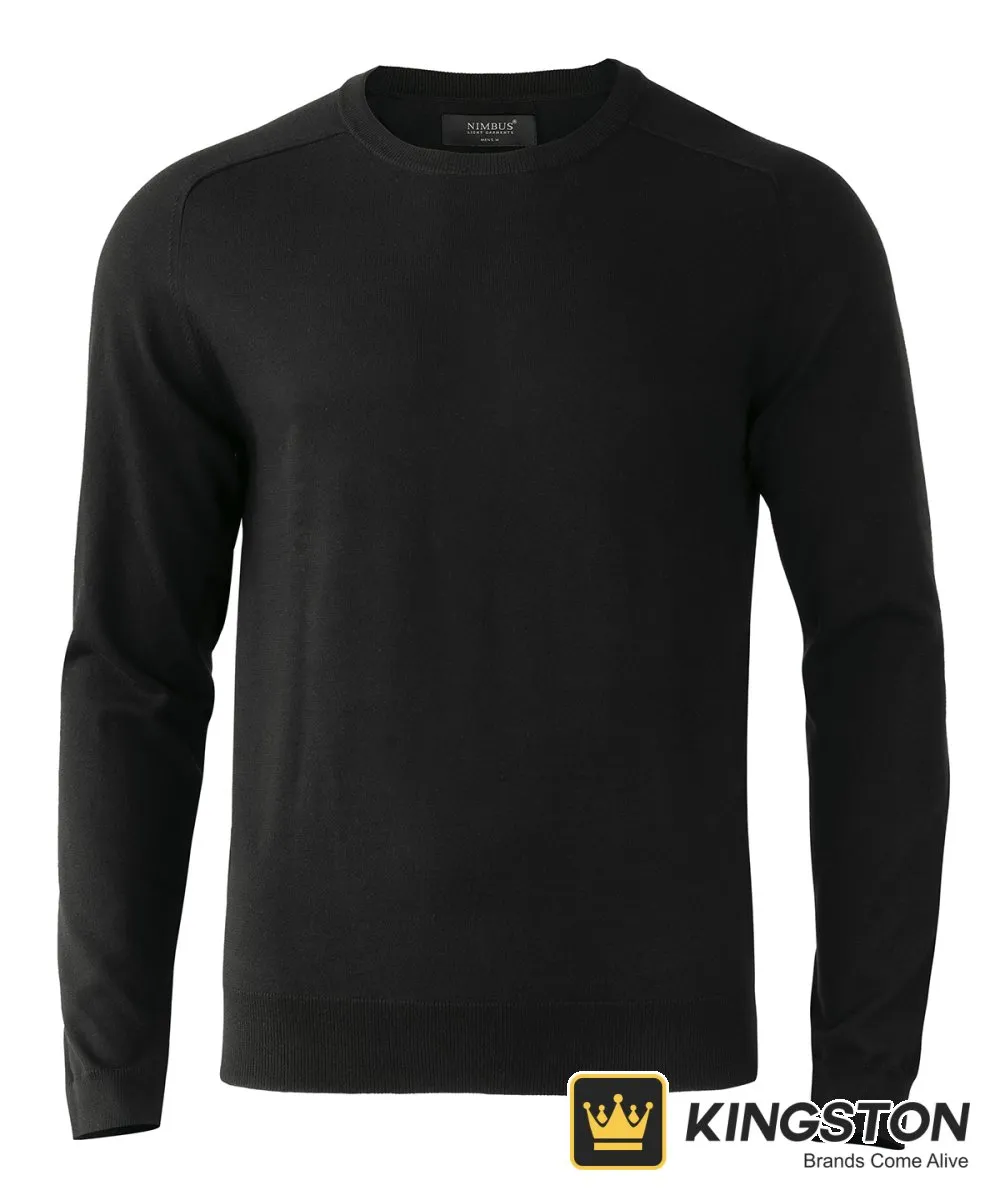 Nimbus Brighton Organic Round Neck Knit in Black