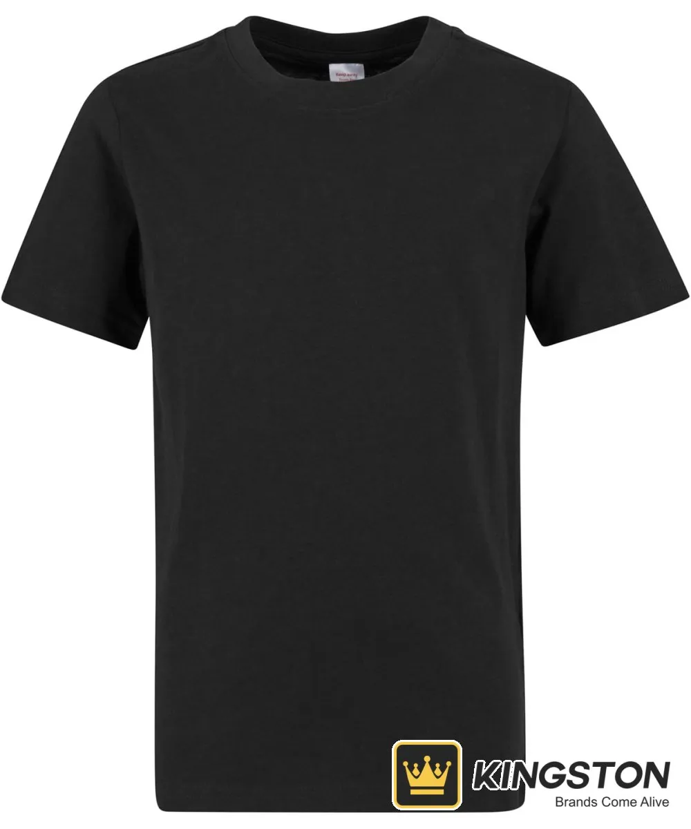 New Morning Studios Kids Basic Regular Fit Tee in Black