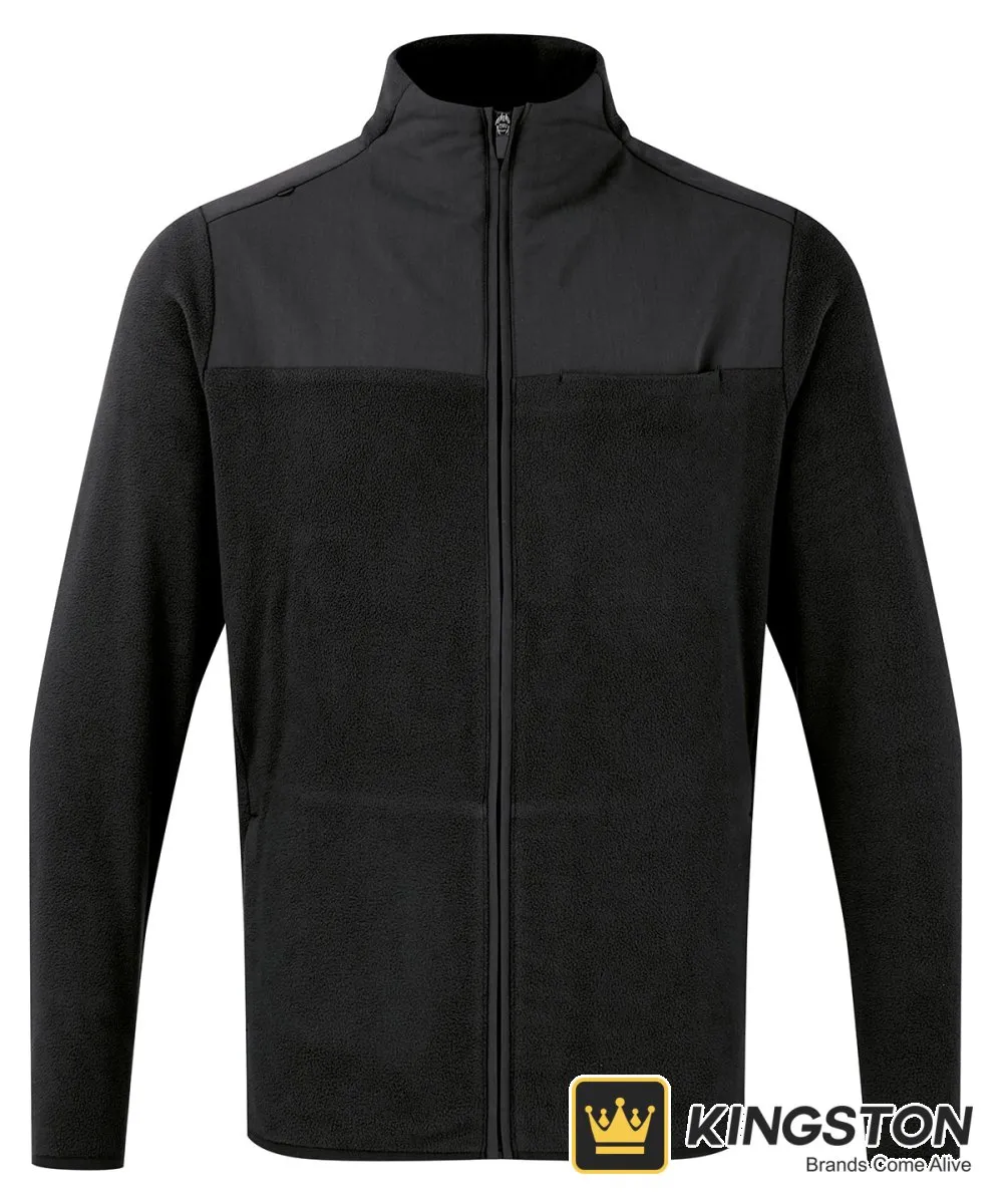 Onna by Premier Agility Men's Panelled Fleece Jacket in Black