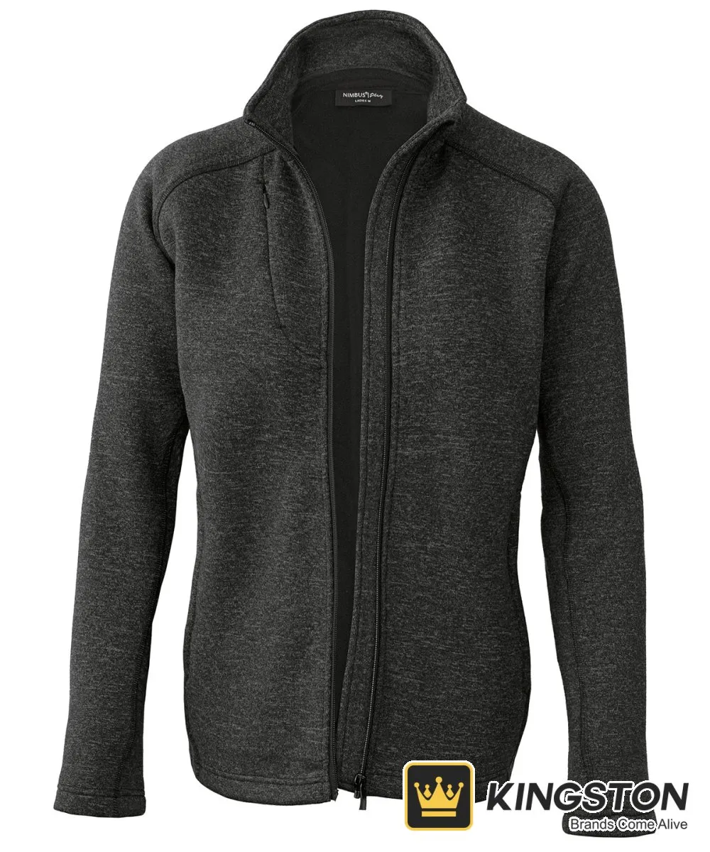 Nimbus Women's Montana Knitted Fleece Jacket in Dark Grey Melange