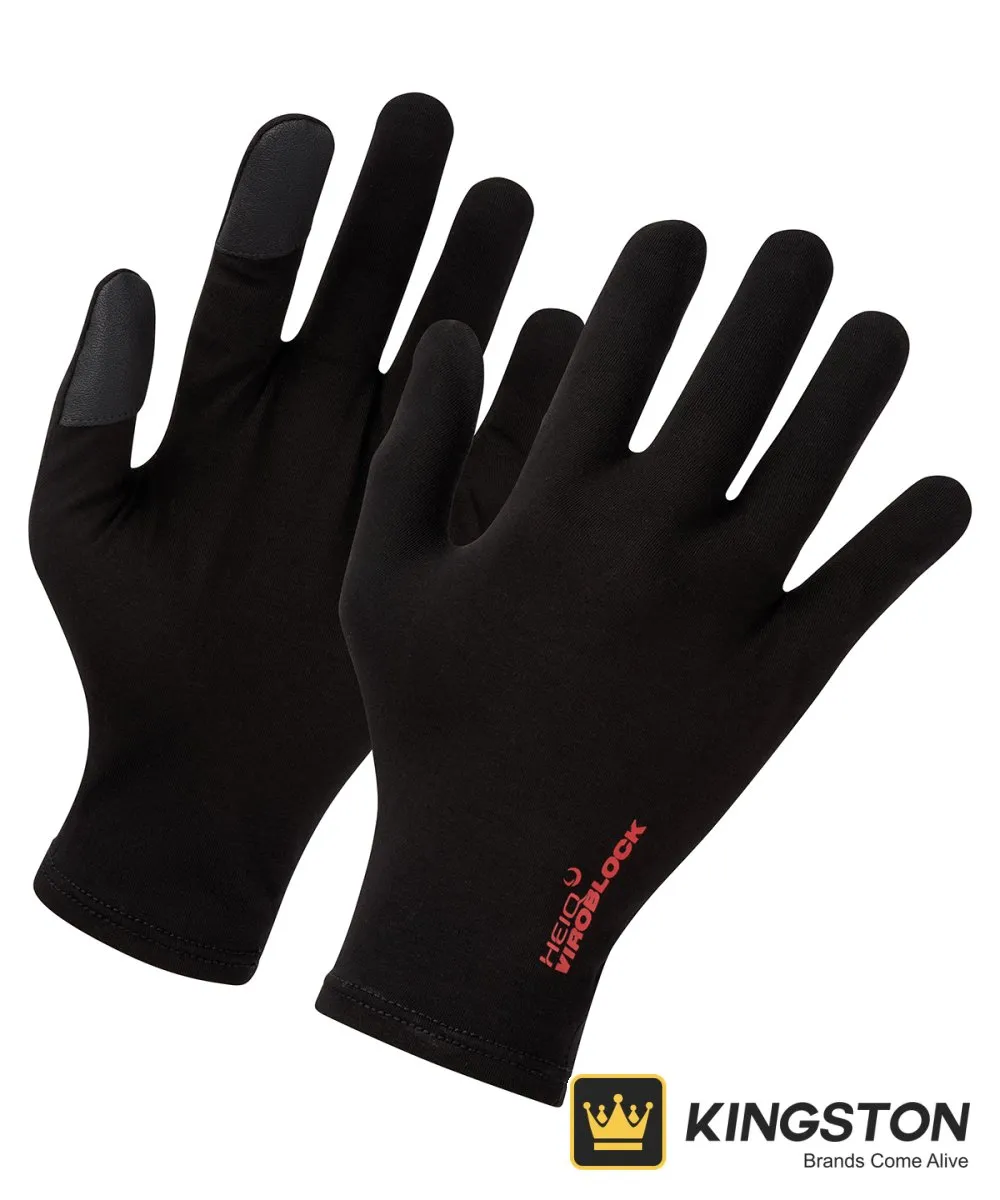 Premier Antimicrobial Touch Gloves in Black
