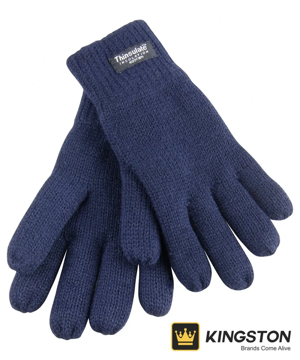Result Junior Classic Thinsulate Gloves in Navy