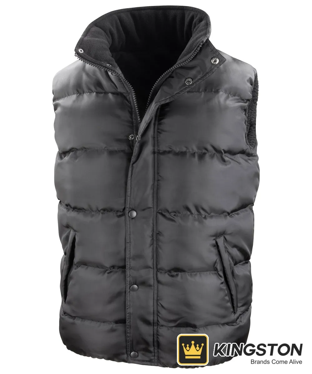 Result Core Nova Lux Padded Gilet in Black