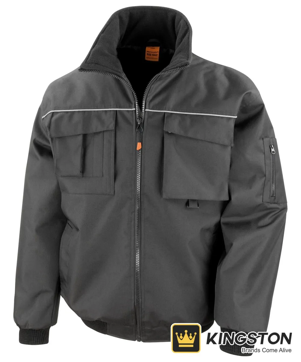 Result Work-Guard Sabre Pilot Jacket in Black