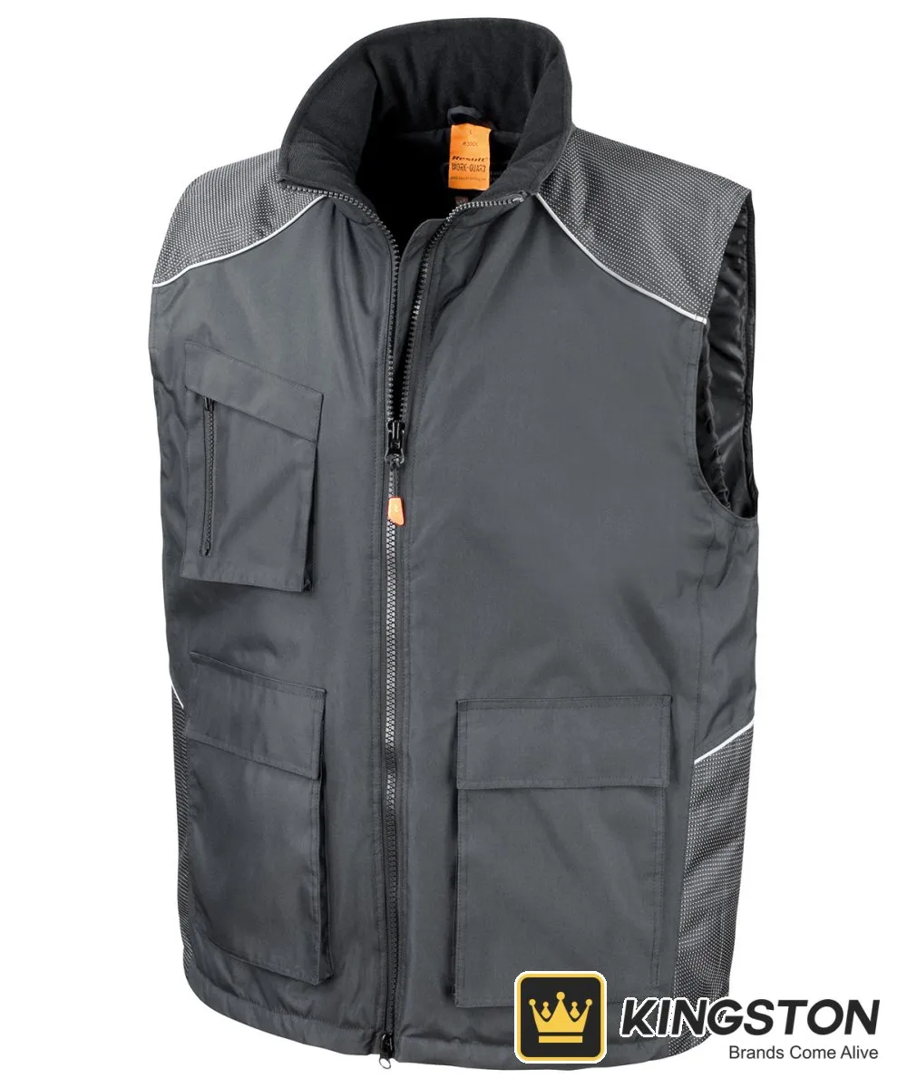 Result Work-Guard Vostex Bodywarmer in Black
