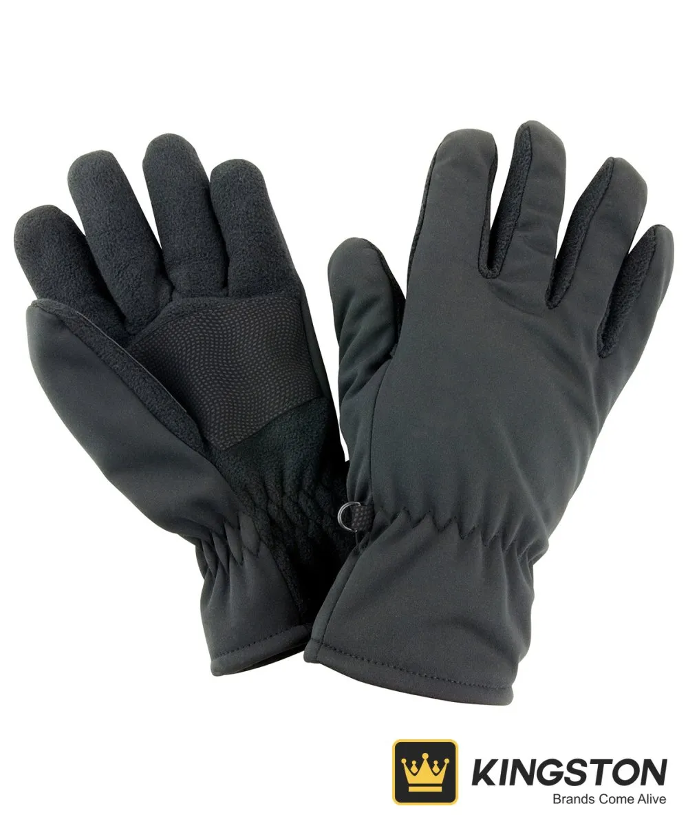 Result Softshell Thermal Glove in Black