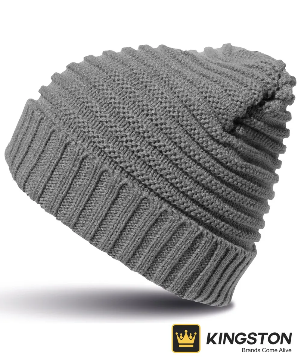 Result Braided Hat in Cool Grey