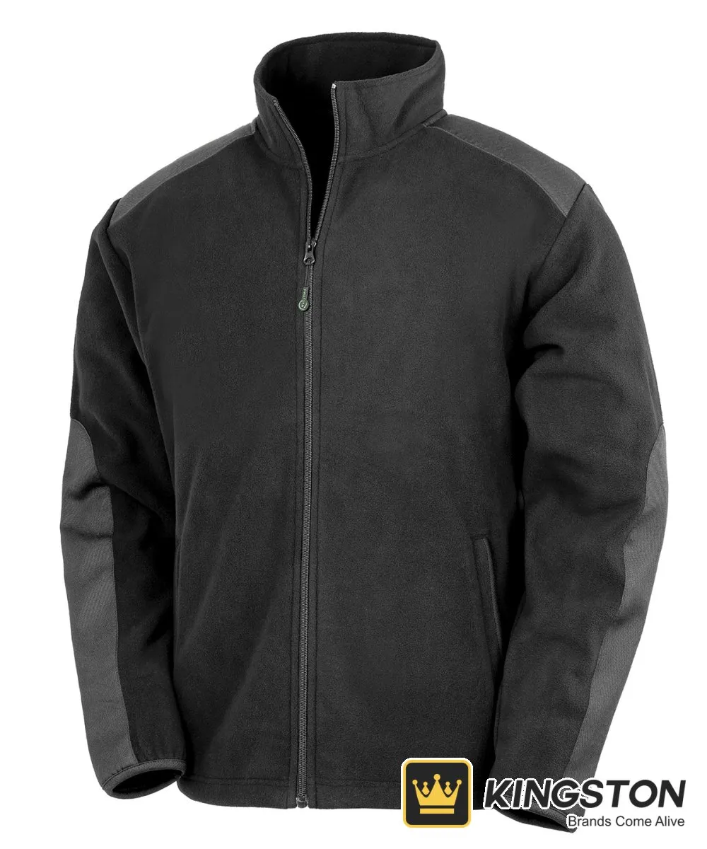 Result Work-Guard Recycled Heavy Duty Microfleece in Black