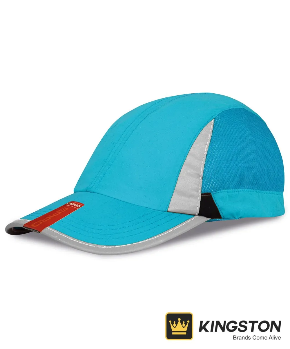 Result Sport Cap in Aqua/Black