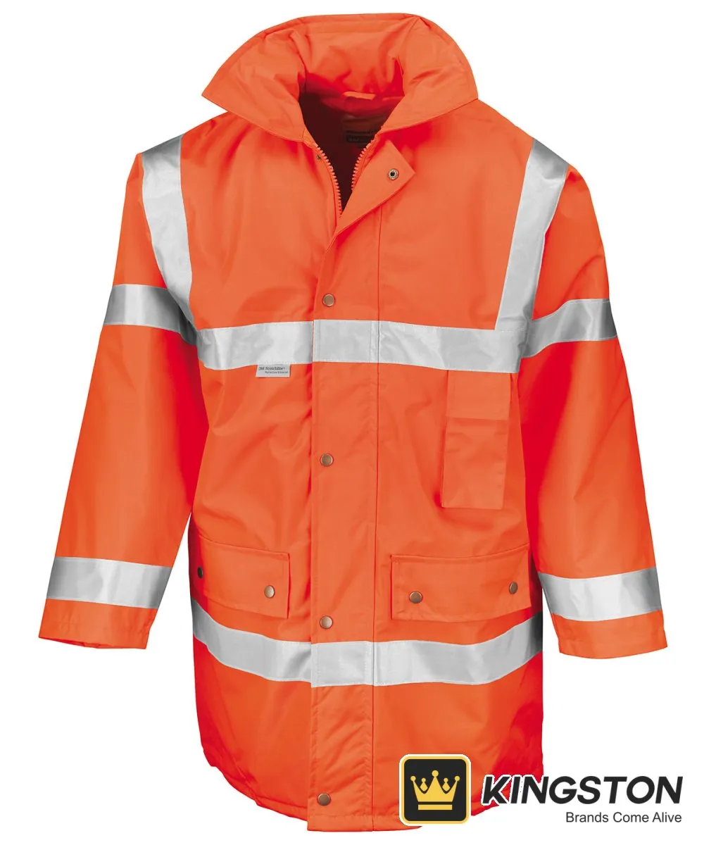 Result Safety Jacket in Fluorescent Orange