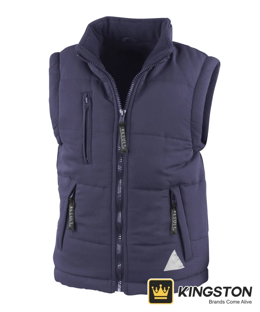 Result Junior Ultra Padded Bodywarmer in Navy