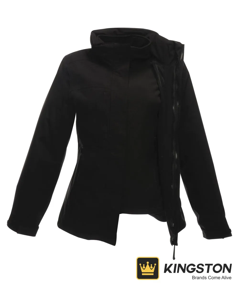 Regatta Professional Women's Kingsley 3-in-1 Jacket in Black/Black