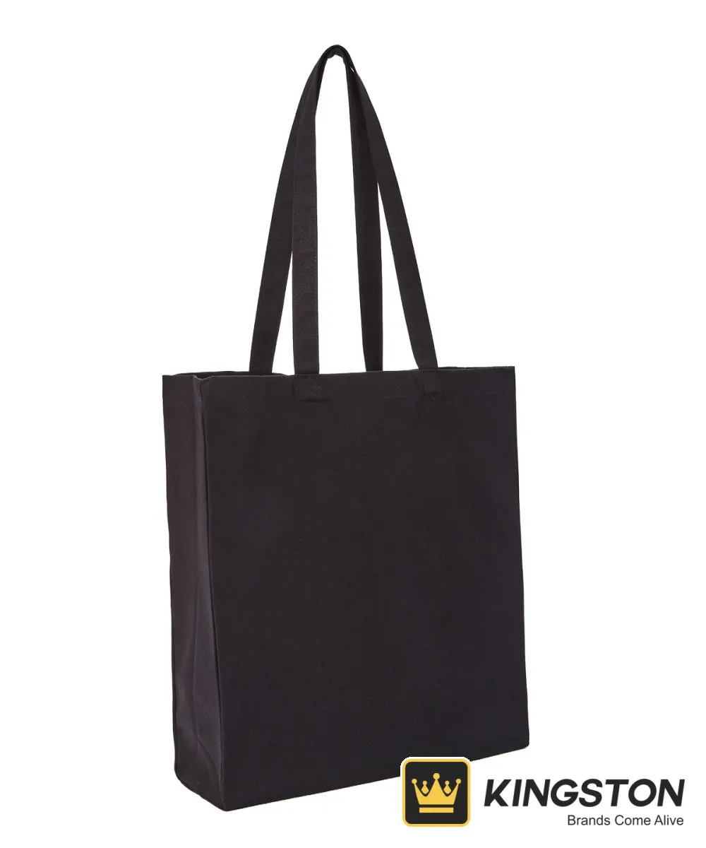 Nutshell Recycled Premium Canvas Spacious Shopper in Black