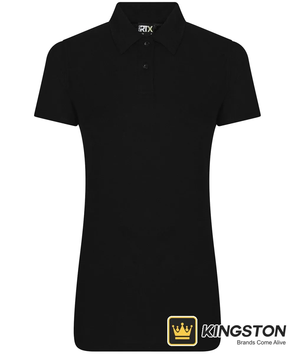 Pro RTX Women's Pro Polyester Polo in Black