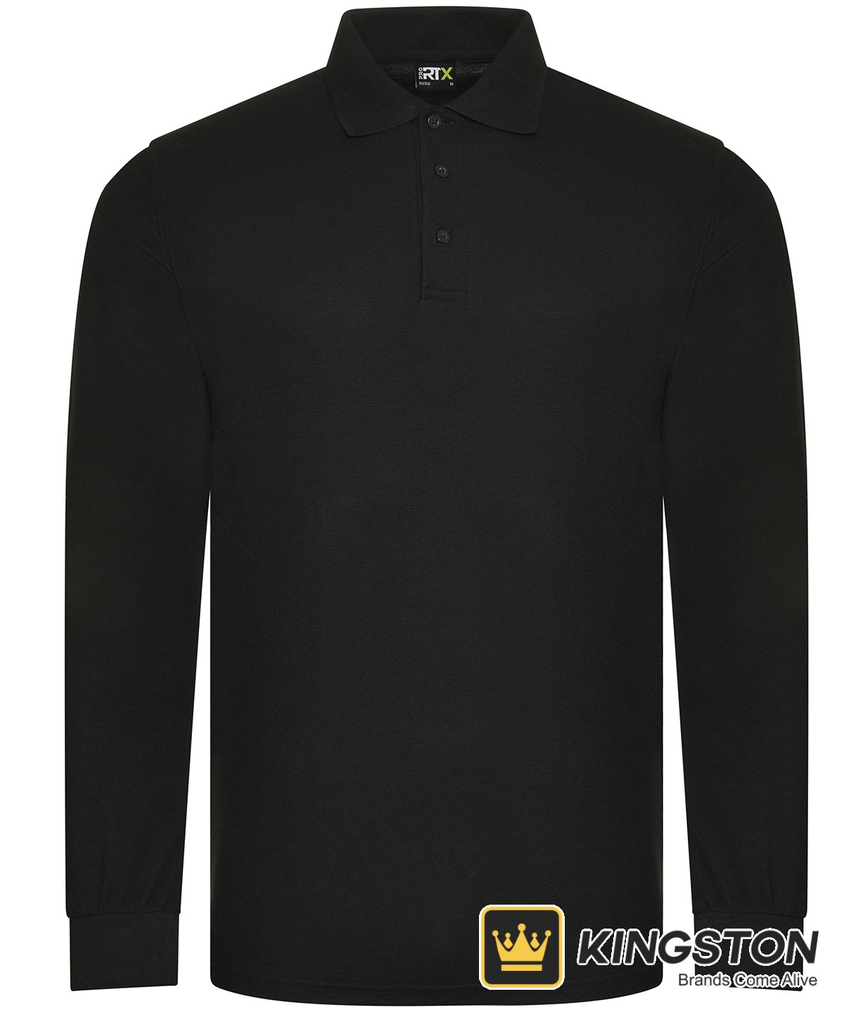 Pro RTX Long Sleeve Pro Polo in Black