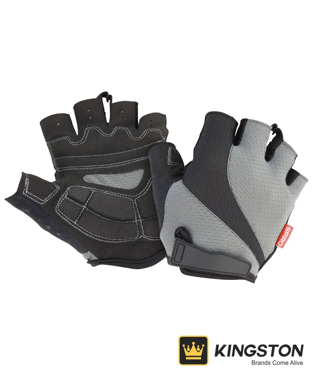 Spiro Short Glove in Grey/Black