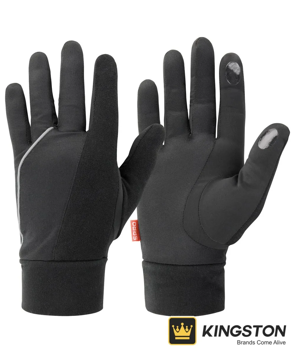 Spiro Elite Running Gloves in Black