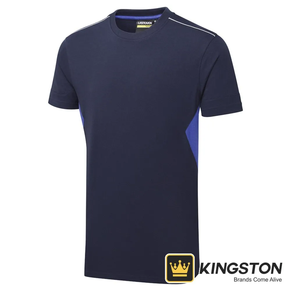 Supertouch System Eco Work T-Shirt in Navy/Royal