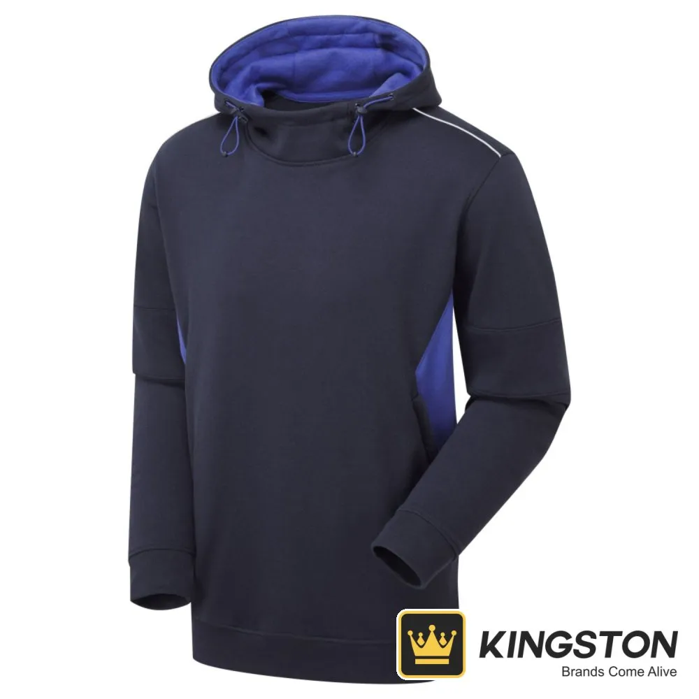 Supertouch System Eco Work Overhead Hoodie in Navy/Royal