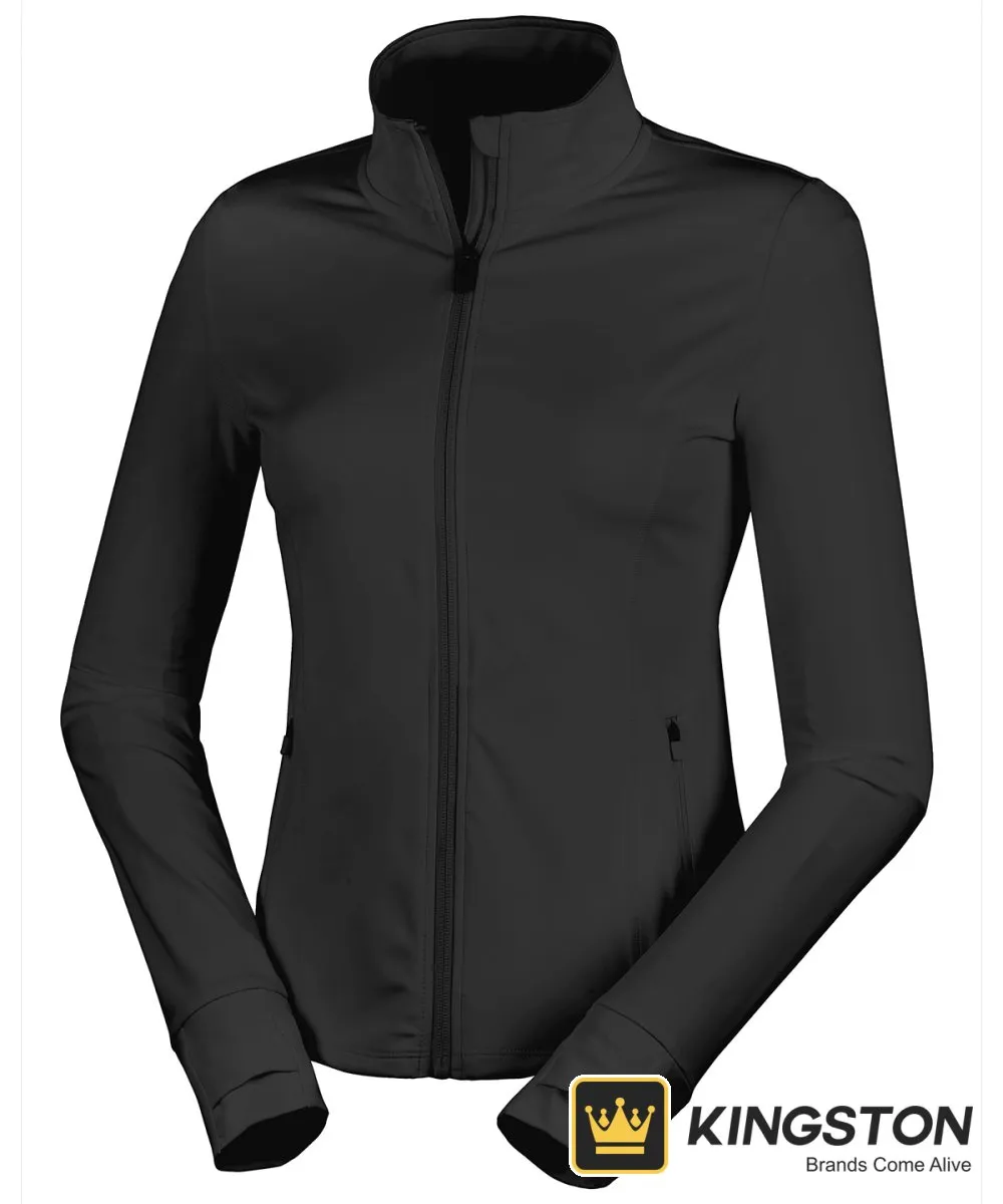 Spiro Women's Recycled Fitness Jacket in Black