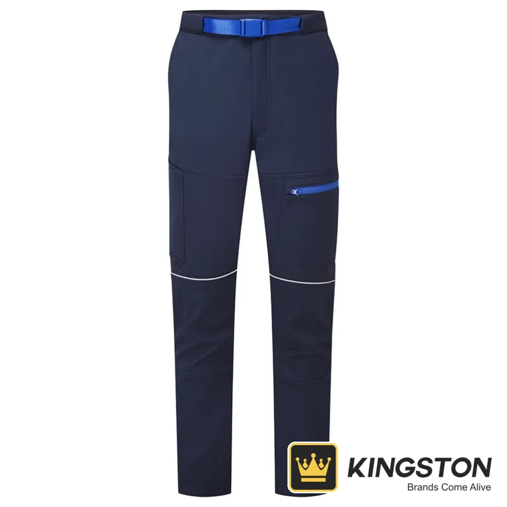 Supertouch System Eco Work Softshell Trousers in Navy/Royal
