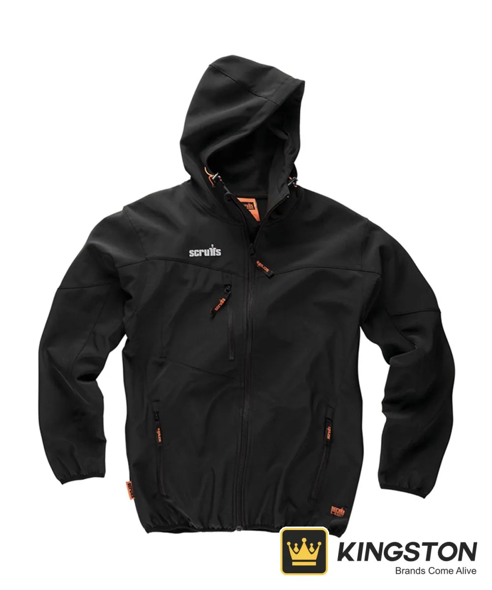 Scruffs Worker Softshell Jacket in Black
