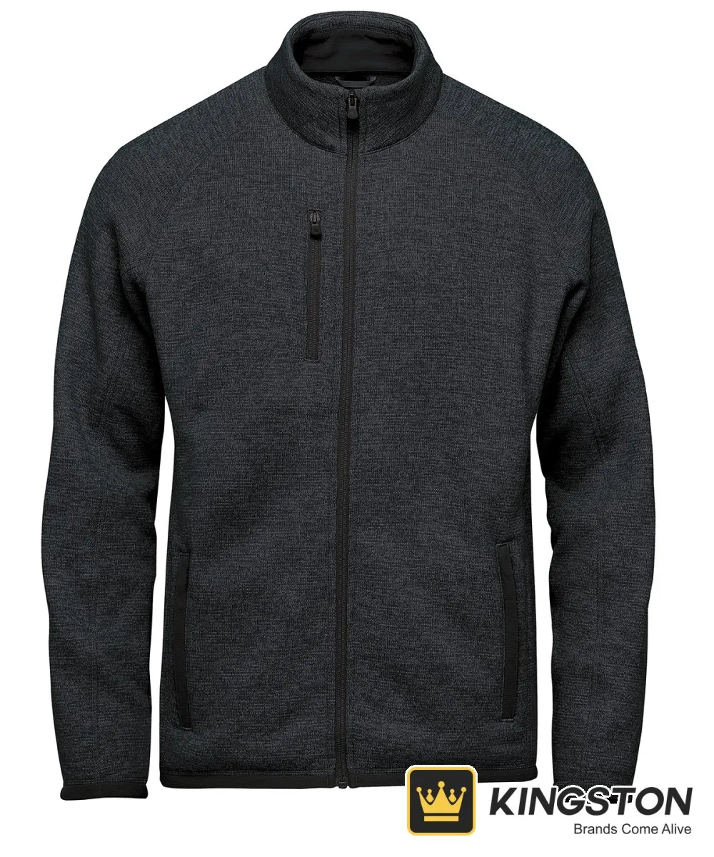 Stormtech Avalante Full-Zip Fleece Jacket in Black Heather